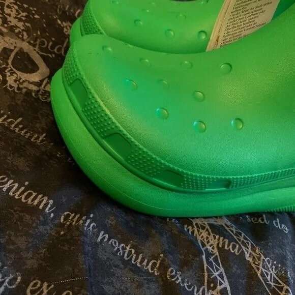 Жіночі гумові чоботи Crocs Crush Rain Boot Grass Green — фото 7
