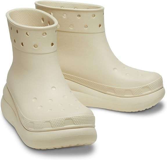 Жіночі гумові чоботи Crocs Crush Rain Boot Bone
