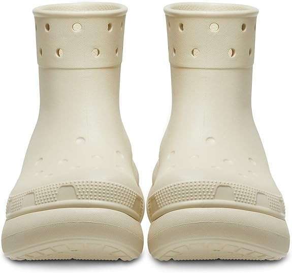 Жіночі гумові чоботи Crocs Crush Rain Boot Bone — фото 11