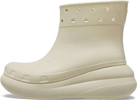 Жіночі гумові чоботи Crocs Crush Rain Boot Bone — фото 12