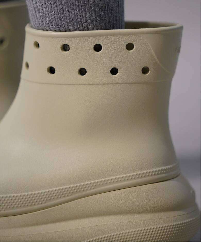 Жіночі гумові чоботи Crocs Crush Rain Boot Bone — фото 6