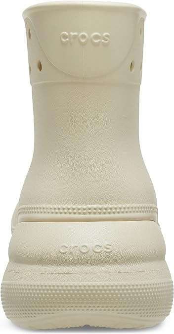 Жіночі гумові чоботи Crocs Crush Rain Boot Bone — фото 8