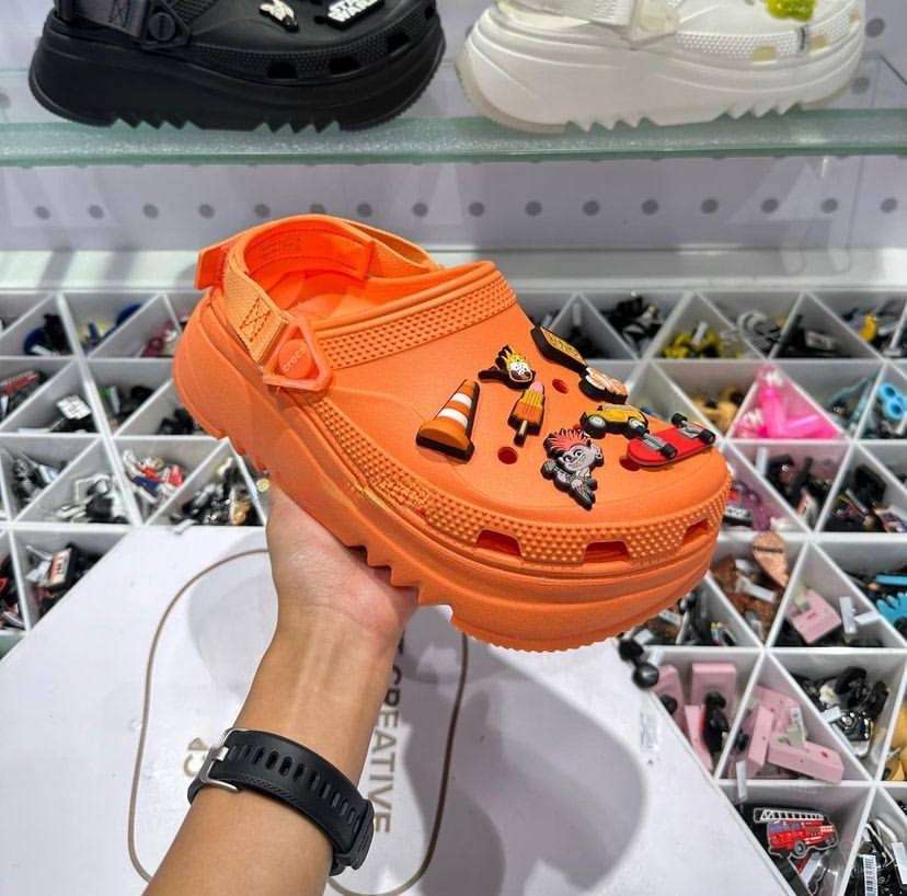 Жіночі Crocs Hiker Xscape Platform Clog Persimmon — фото 4
