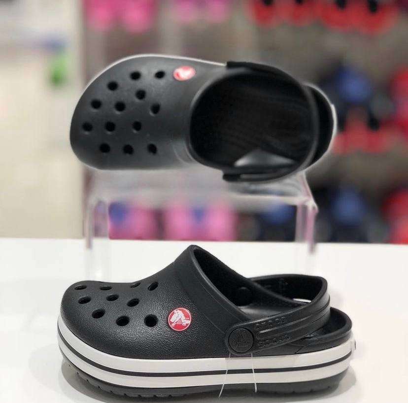 Дитячі Crocs-сабо для хлопчика Crocs Crocband kids Clog Black — фото 2