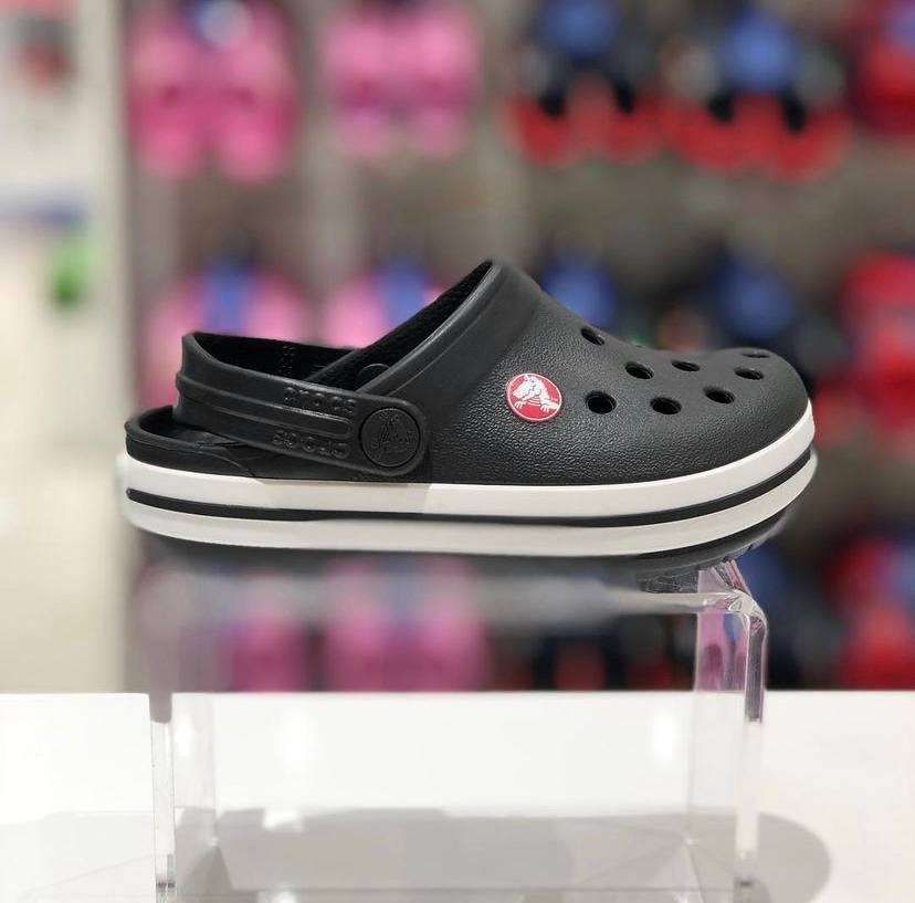 Дитячі Crocs-сабо для хлопчика Crocs Crocband kids Clog Black — фото 4