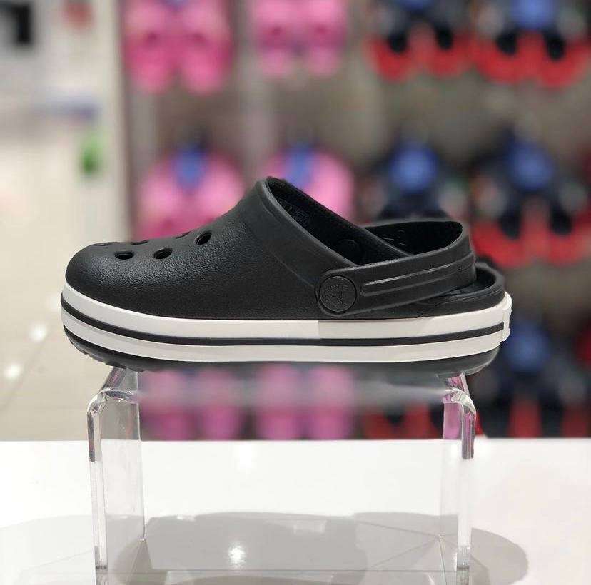 Дитячі Crocs-сабо для хлопчика Crocs Crocband kids Clog Black — фото 6