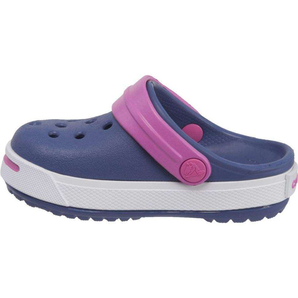 Дитячі Crocs для дівчинки Crocband II Clogs Bijou Blue/Wild Orchid — фото 6