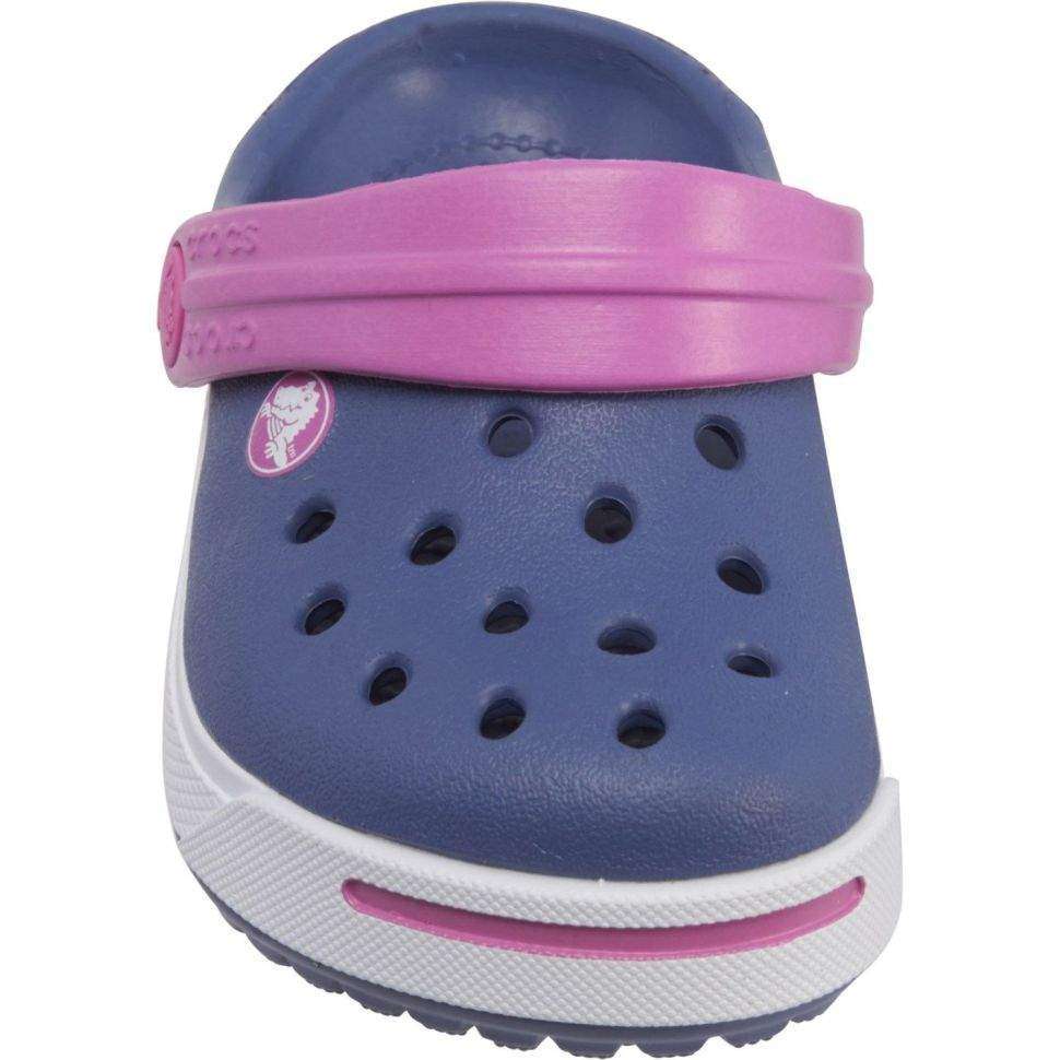 Дитячі Crocs для дівчинки Crocband II Clogs Bijou Blue/Wild Orchid — фото 7