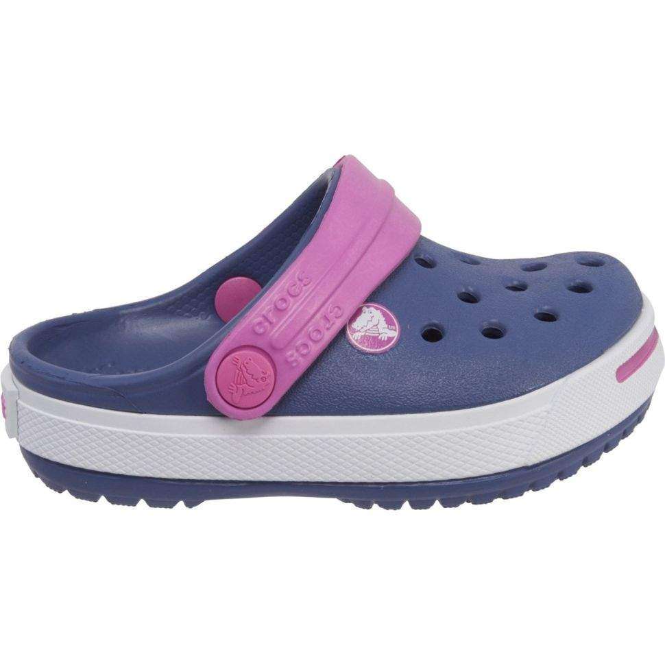 Дитячі Crocs для дівчинки Crocband II Clogs Bijou Blue/Wild Orchid — фото 8