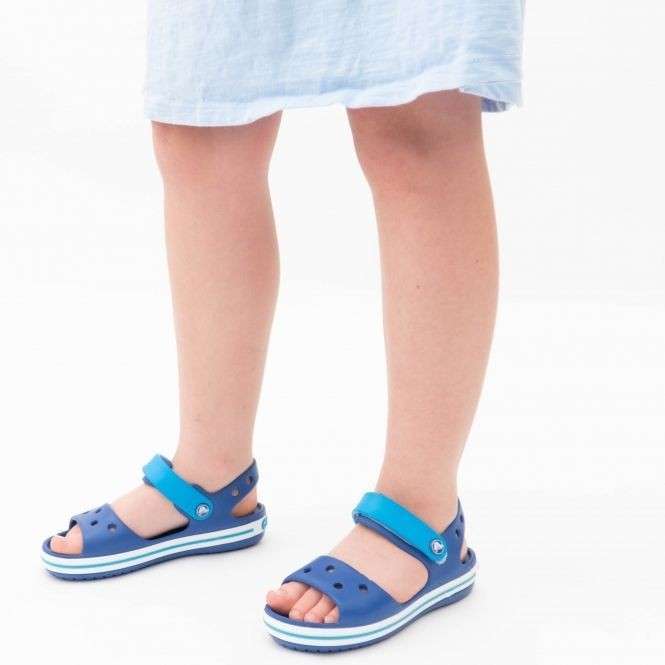 Дитячі сандалії для хлопчика Crocs Crocband Sandal Cerulean Blue/Ocean — фото 2