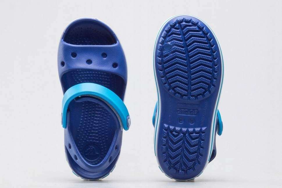 Дитячі сандалії для хлопчика Crocs Crocband Sandal Cerulean Blue/Ocean — фото 13