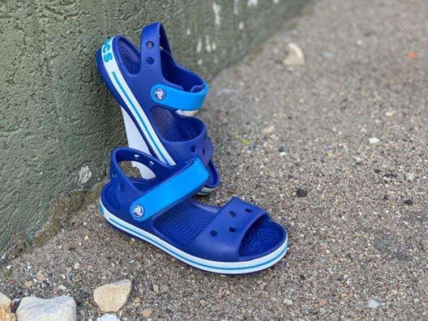 Дитячі сандалії для хлопчика Crocs Crocband Sandal Cerulean Blue/Ocean — фото 10