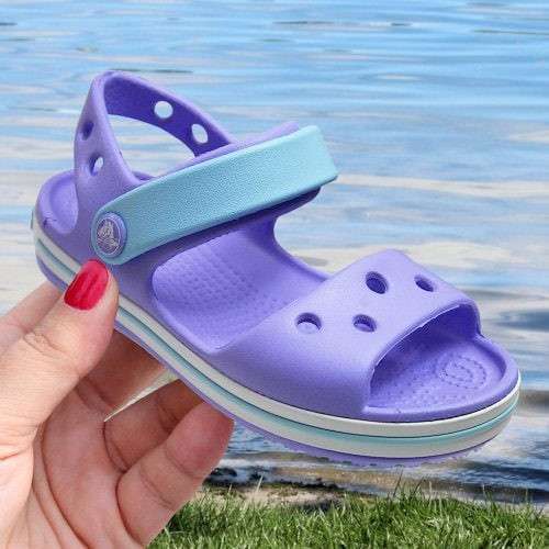 Дитячі сандалії для дівчинки rocs Crocband Kids Sandal Moon Jelly — фото 3