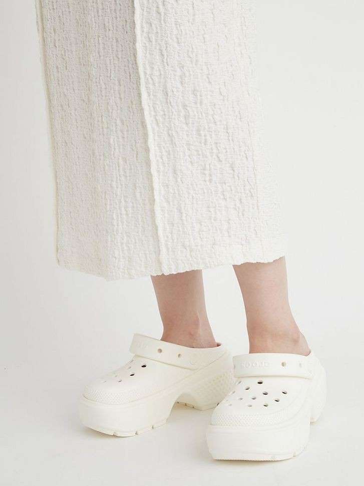 Жіночі Crocs Stomp Clog White — фото 2