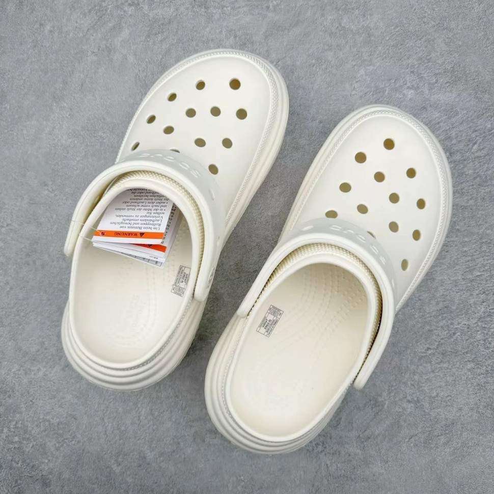 Жіночі Crocs Stomp Clog White — фото 13