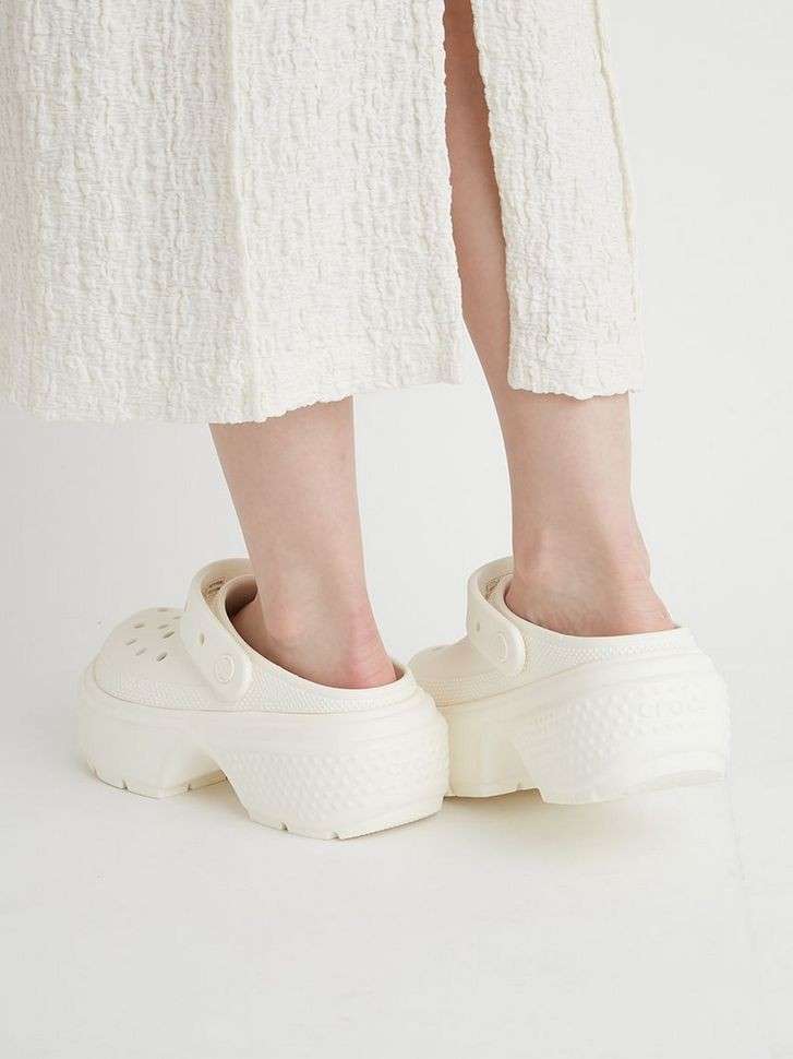 Жіночі Crocs Stomp Clog White — фото 3