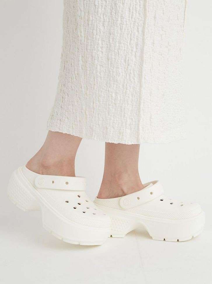 Жіночі Crocs Stomp Clog White — фото 4