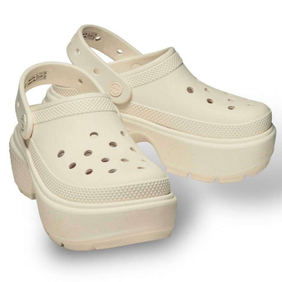 Жіночі Crocs Stomp Clog Bone Beige
