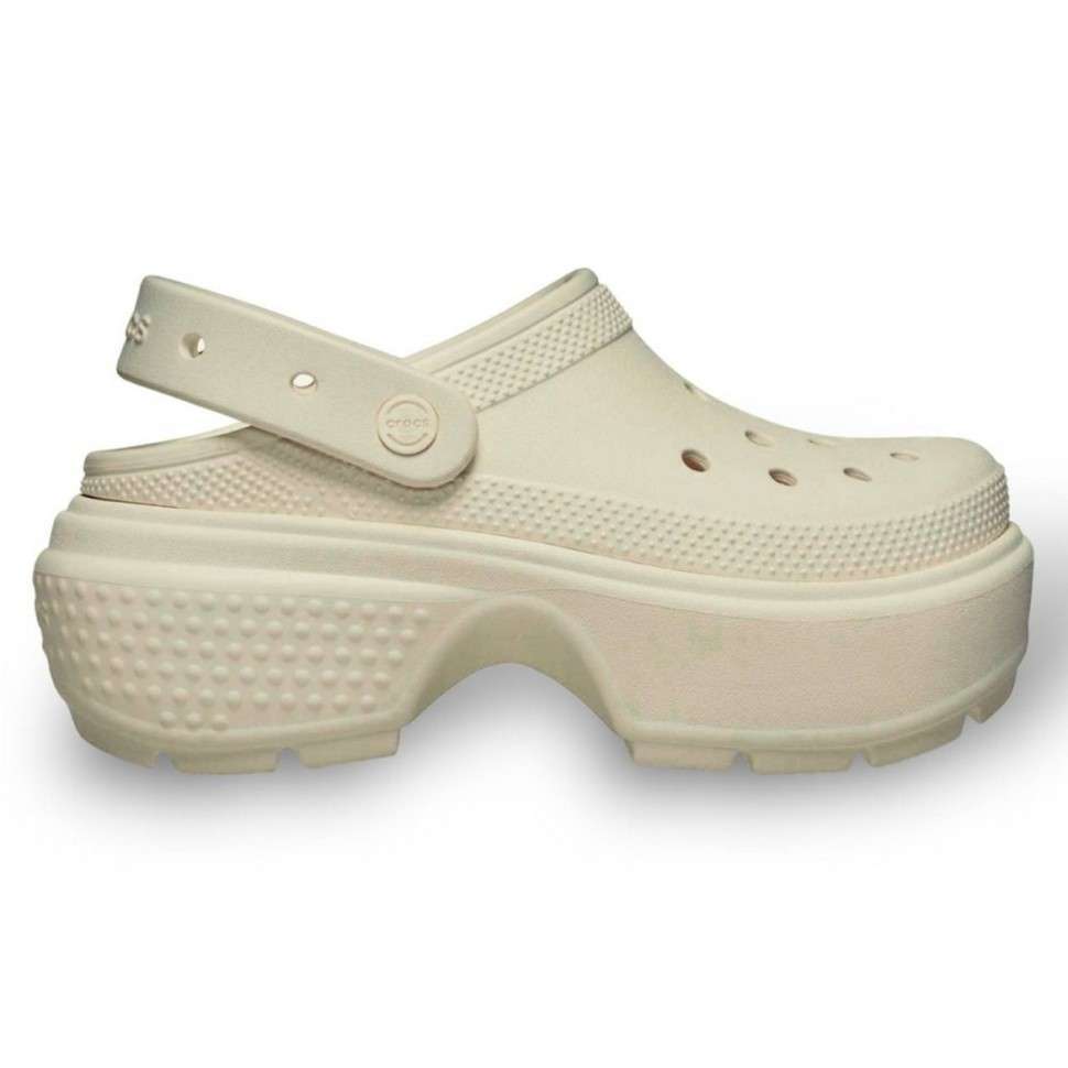 Жіночі Crocs Stomp Clog Bone Beige — фото 4