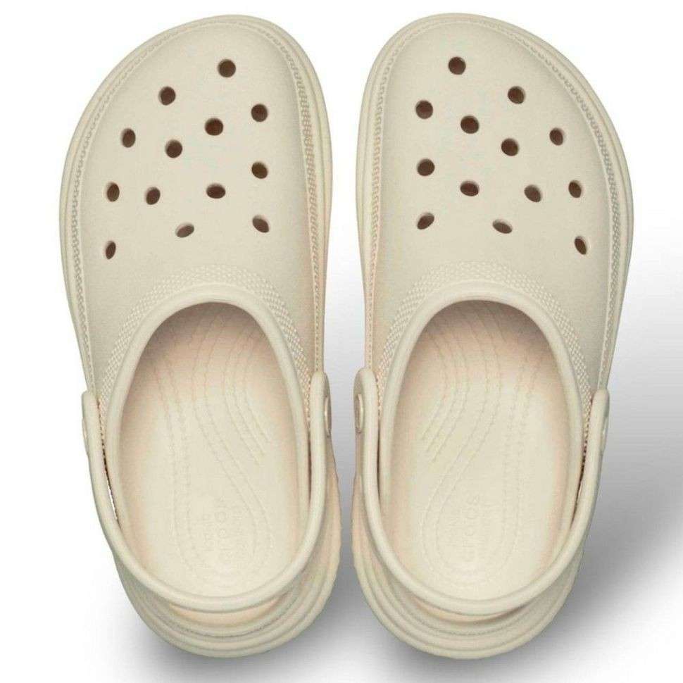 Жіночі Crocs Stomp Clog Bone Beige — фото 7