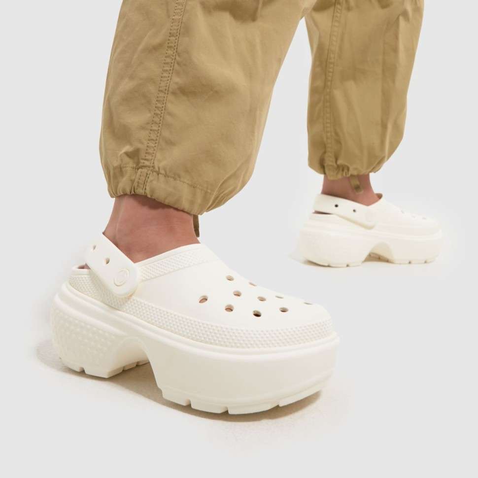 Жіночі Crocs Stomp Clog Bone Beige — фото 10