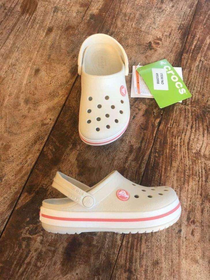 Дитячі Crocs для дівчинки Crocband Clogs Stucco/Melon — фото 2