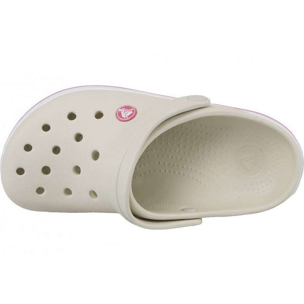 Дитячі Crocs для дівчинки Crocband Clogs Stucco/Melon — фото 12