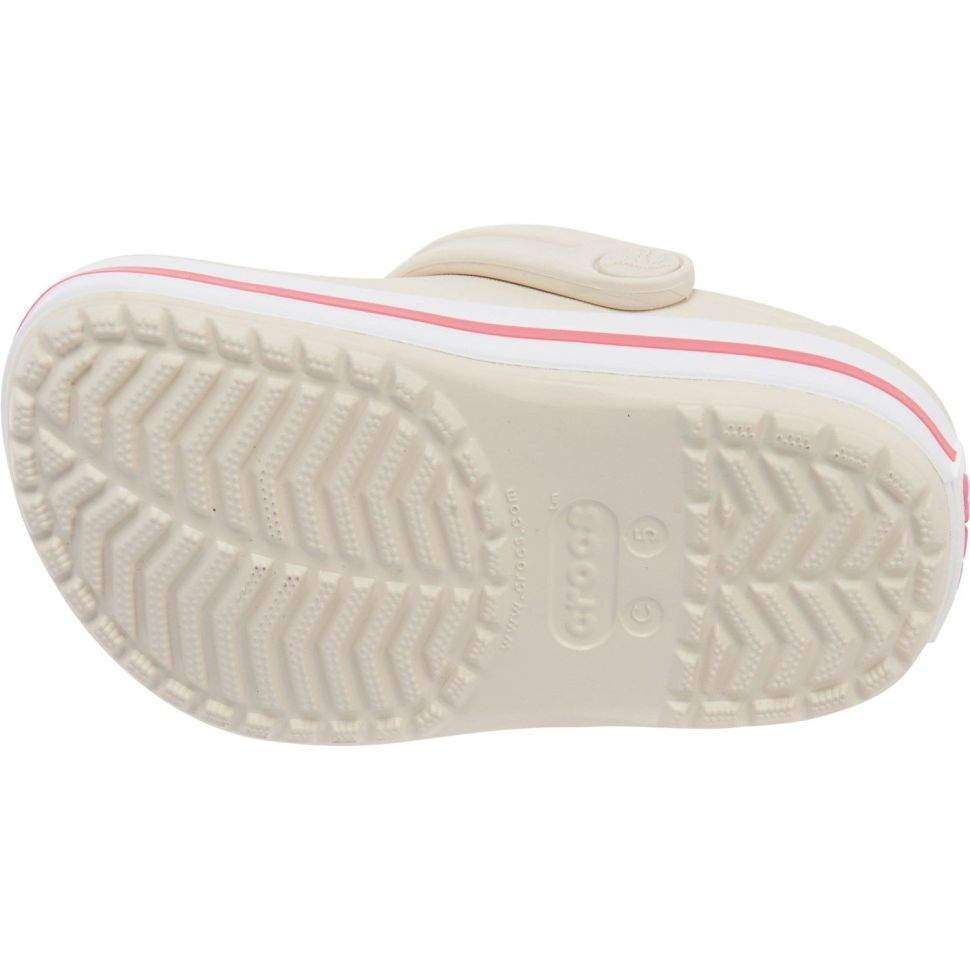 Дитячі Crocs для дівчинки Crocband Clogs Stucco/Melon — фото 13