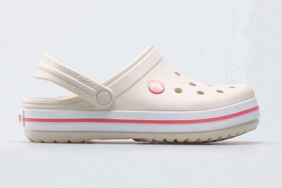 Дитячі Crocs для дівчинки Crocband Clogs Stucco/Melon — фото 14