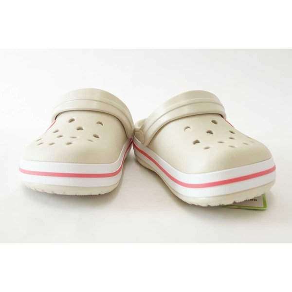Дитячі Crocs для дівчинки Crocband Clogs Stucco/Melon — фото 15