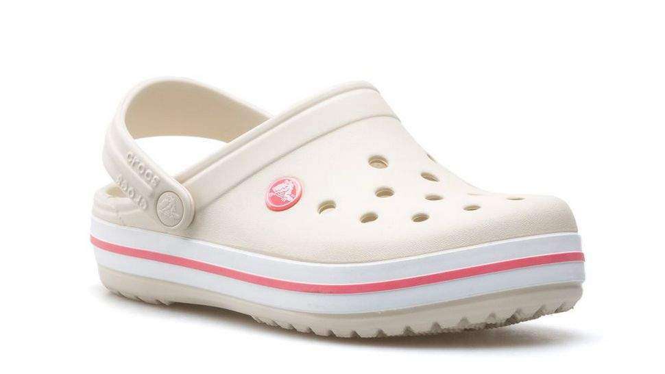 Дитячі Crocs для дівчинки Crocband Clogs Stucco/Melon — фото 6