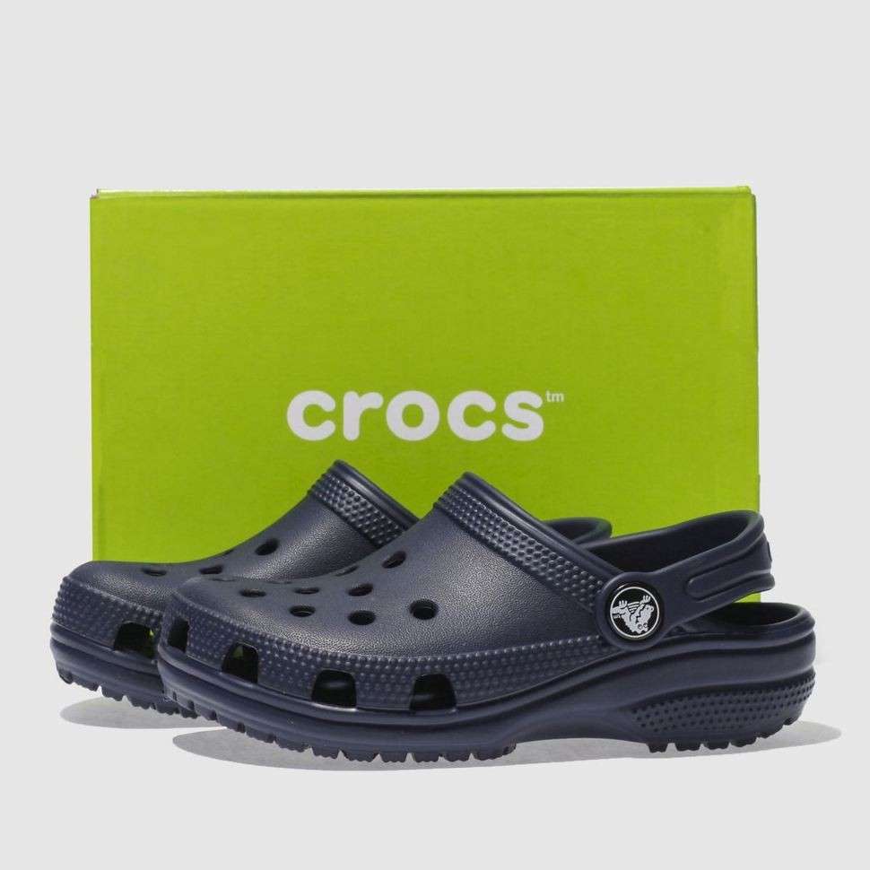 Дитячі Crocs-сабо для хлопчика Crocs Classic Kids Clog Navy — фото 3