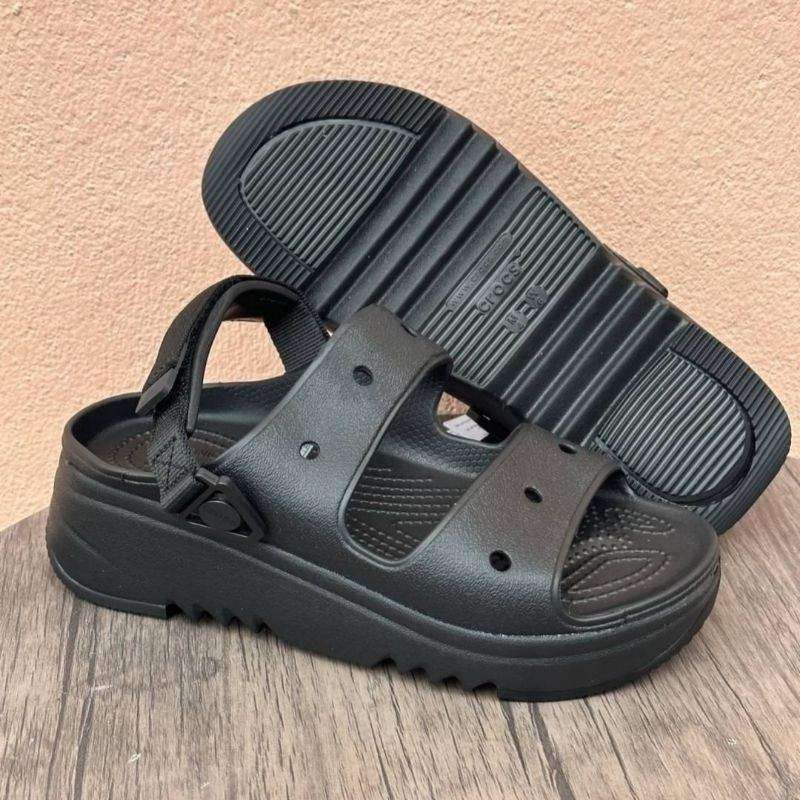 Жіночі сандалі Crocs Hiker Xscape Sandal Black/Black — фото 2