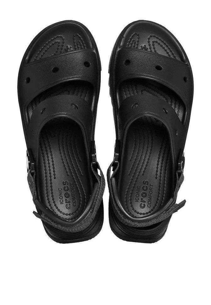 Жіночі сандалі Crocs Hiker Xscape Sandal Black/Black — фото 7