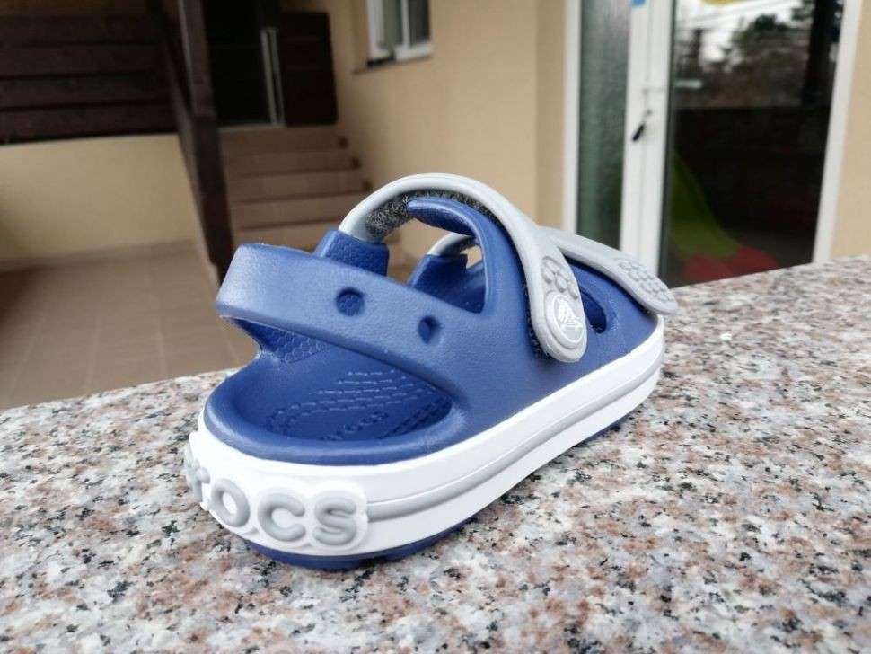 Дитячі сандалії для хлопчика Crocs Toddler Crocband™ Cruiser Sandal Blue Grey — фото 2