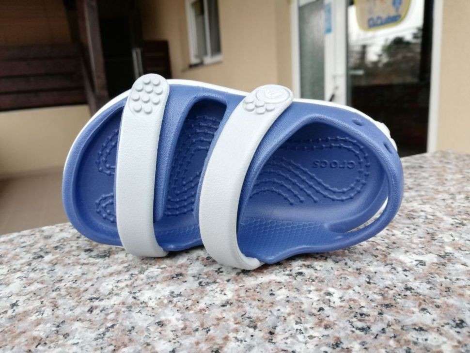 Дитячі сандалії для хлопчика Crocs Toddler Crocband™ Cruiser Sandal Blue Grey — фото 5