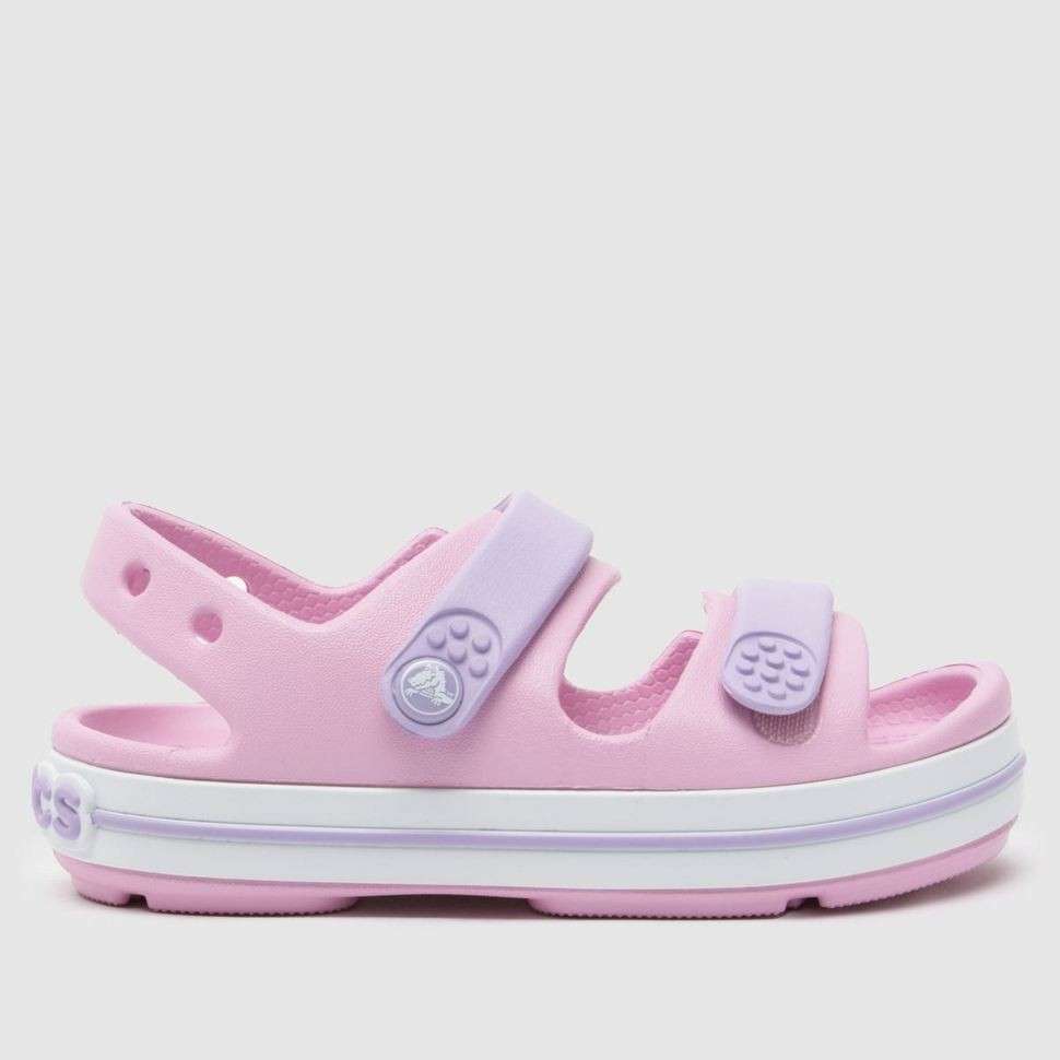 Дитячі сандалії для дівчинки Crocs Toddler Crocband™ Cruiser Sandal Ballerina / Lavender — фото 11