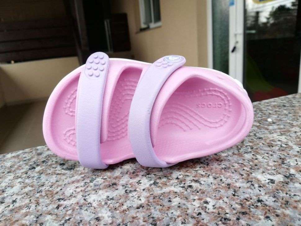 Дитячі сандалії для дівчинки Crocs Toddler Crocband™ Cruiser Sandal Ballerina / Lavender — фото 7
