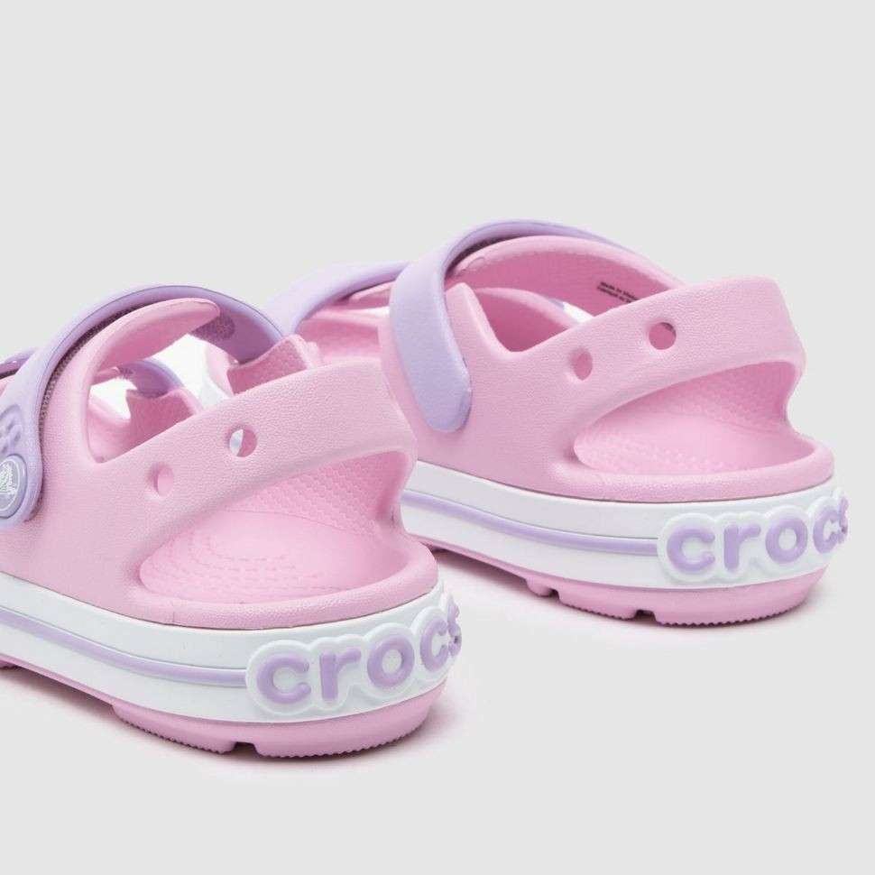 Дитячі сандалії для дівчинки Crocs Toddler Crocband™ Cruiser Sandal Ballerina / Lavender — фото 8