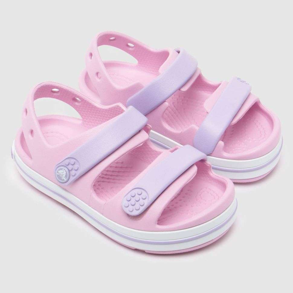 Дитячі сандалії для дівчинки Crocs Toddler Crocband™ Cruiser Sandal Ballerina / Lavender — фото 9