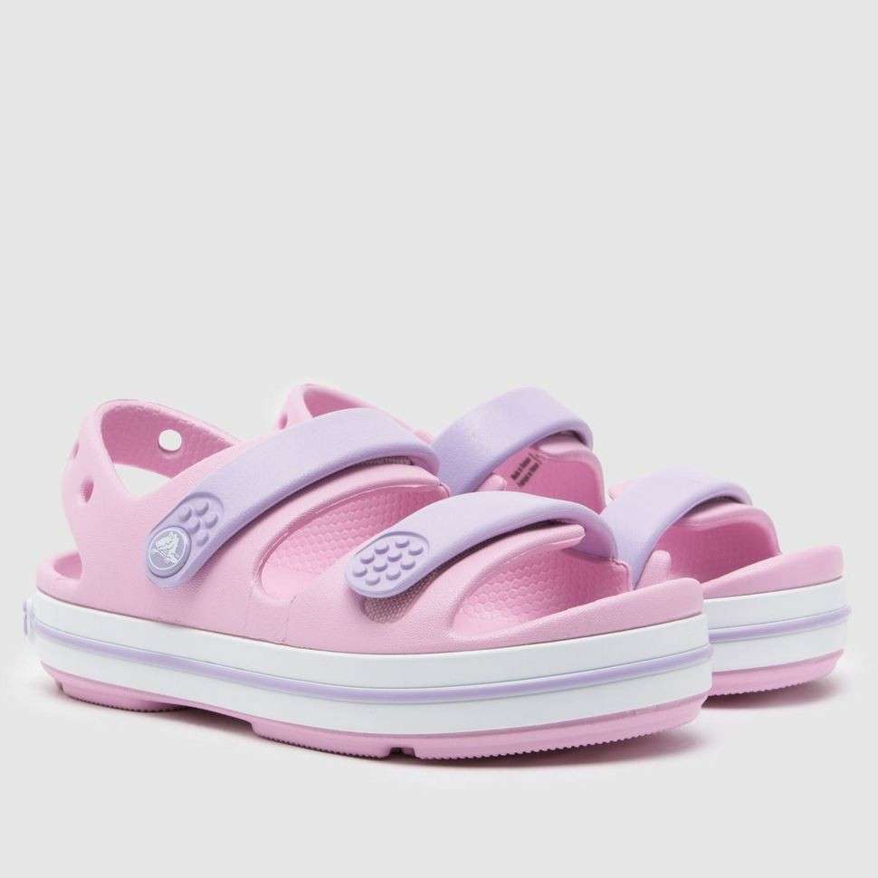 Дитячі сандалії для дівчинки Crocs Toddler Crocband™ Cruiser Sandal Ballerina / Lavender — фото 10