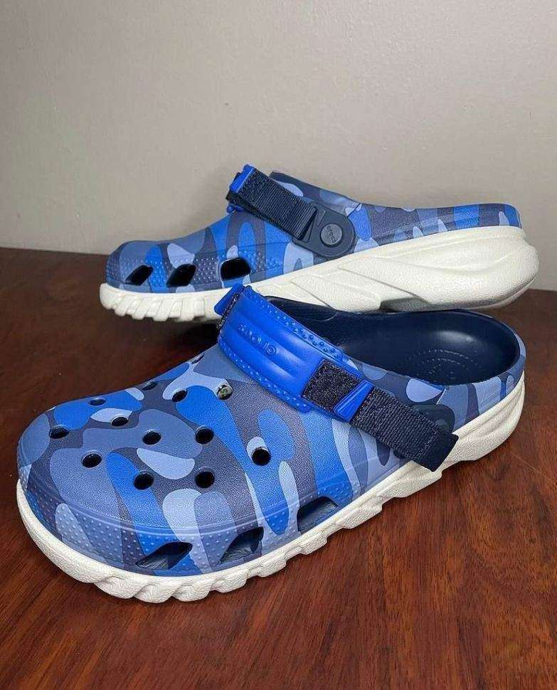Чоловічі Crocs Duet Max II Camo Navy/Stucco — фото 4