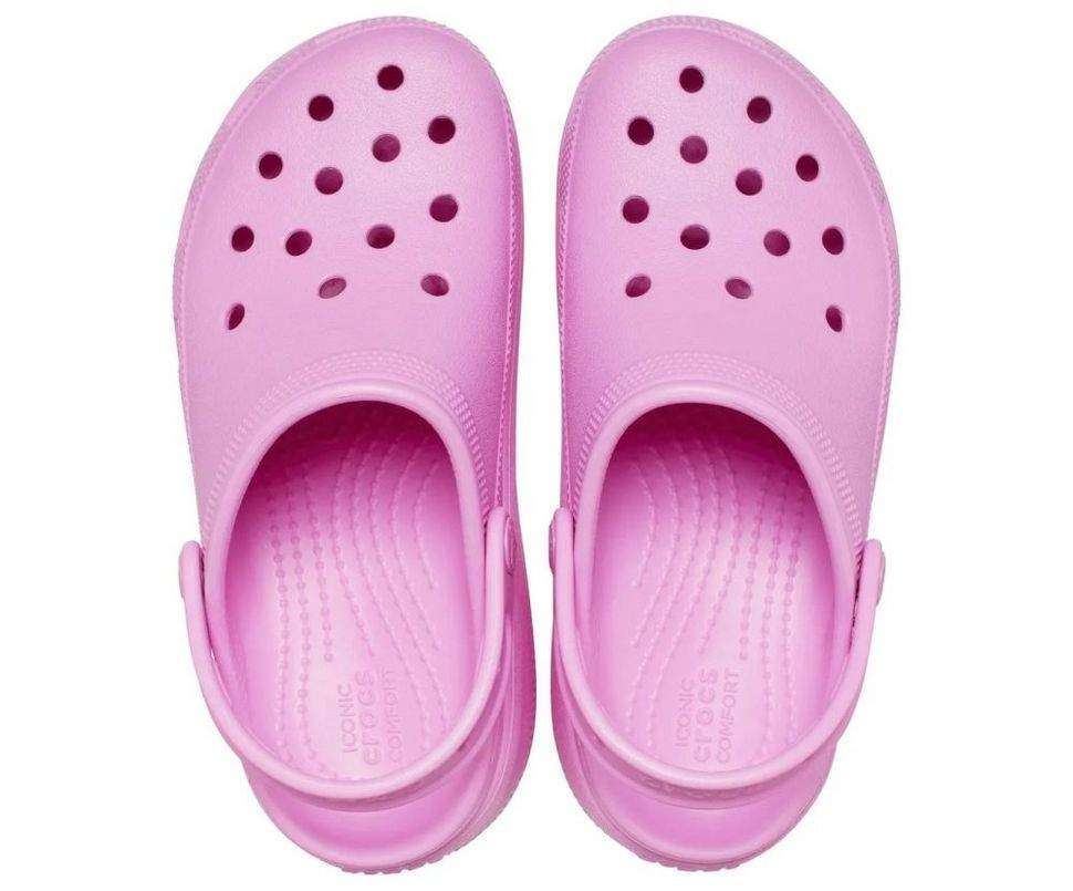 Дитячі Crocs для дівчинки Classic Clog Kids Crush Taffy Pink — фото 4