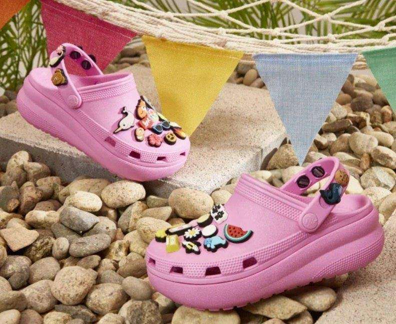 Дитячі Crocs для дівчинки Classic Clog Kids Crush Taffy Pink — фото 8