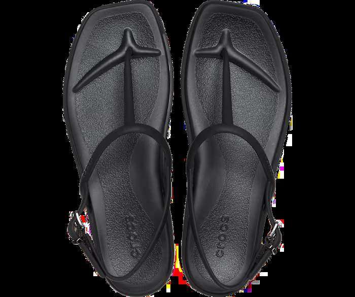 Жіночі сандалі Crocs Miami Thong Flip Black — фото 6