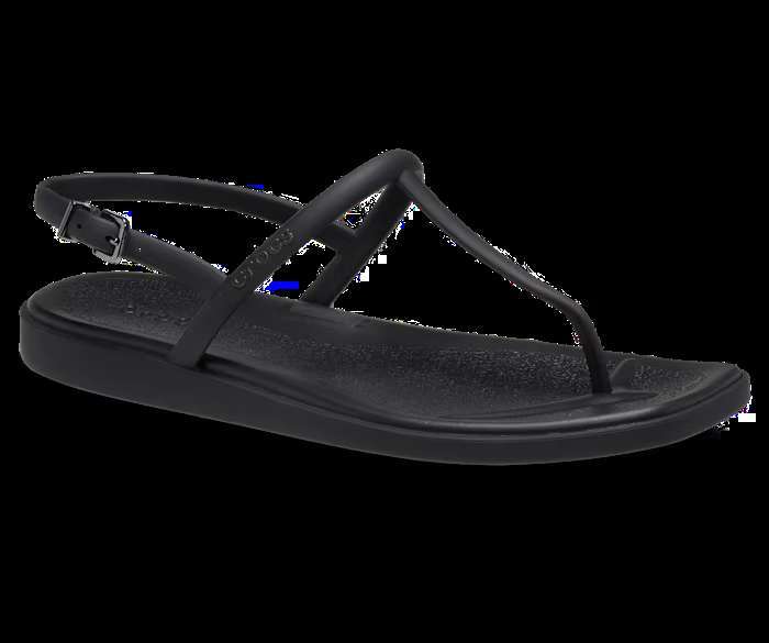 Жіночі сандалі Crocs Miami Thong Flip Black — фото 8