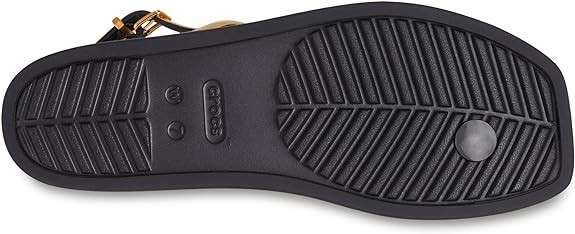 Жіночі сандалі Crocs Miami Thong Flip Black Metallic — фото 4