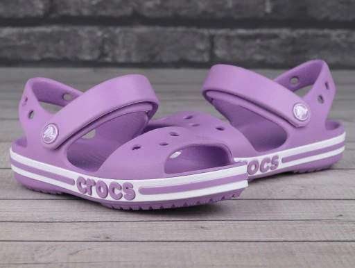 Дитячі сандалії для дівчинки Crocs Bayaband Sandal Orhid — фото 2