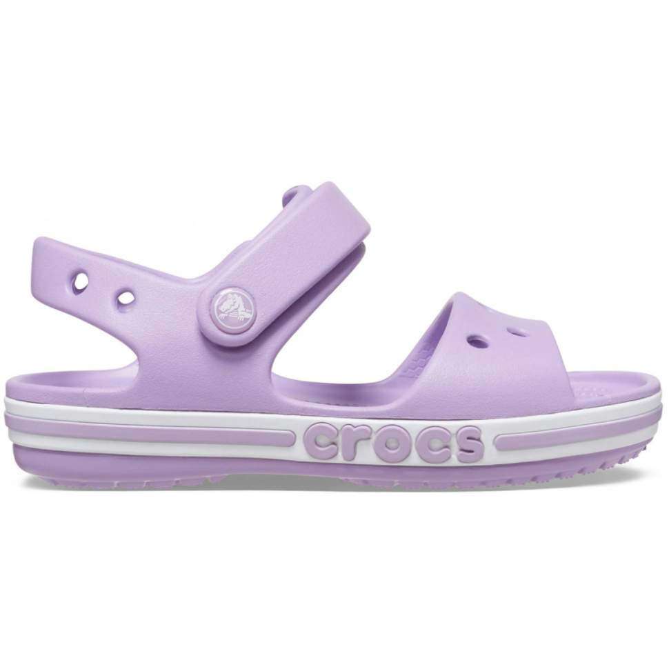 Дитячі сандалії для дівчинки Crocs Bayaband Sandal Orhid — фото 11