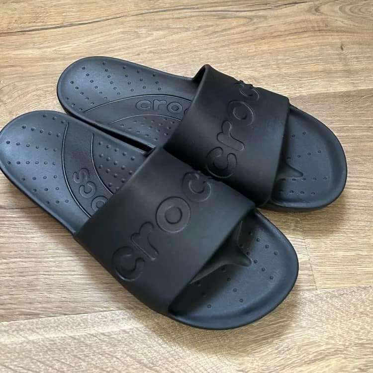Чоловічі шльопанці Crocs Slide Blue Navy — фото 2